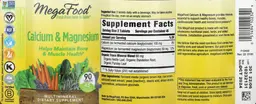 Label for Calcium & Magnesium