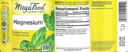Label for Magnesium