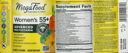 Label for Women's 55+ Advanced Multivitamin