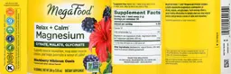 Label for Relax + Calm Magnesium Blackberry Hibiscus Oasis