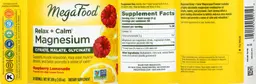 Label for Relax + Calm Magnesium Raspberry Lemonade