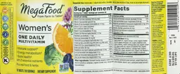 Label for Women's One Daily Multivitamin