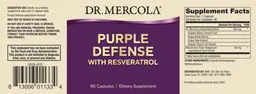 Label for Purple Defense with Resveratrol