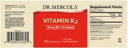 Label for Vitamin K2 180 mcg
