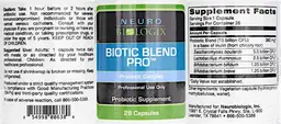 Label for Biotic Blend PRO
