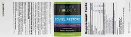 Label for Bowel Restore