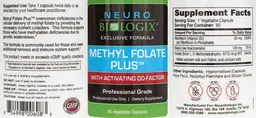 Label for Methyl Folate Plus