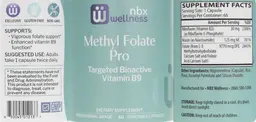 Label for Methyl Folate Pro
