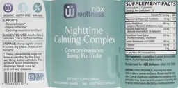 Label for Nighttime Calming Complex