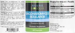 Label for Saccharomyces Boulardii