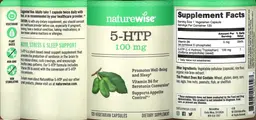Label for 5-HTP 100 mg