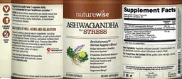 Label for Ashwagandha for Stress
