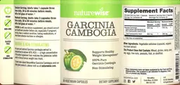 Label for Garcinia Cambogia