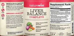 Label for Liver Balance Complete