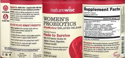 Label for Women's Probiotics