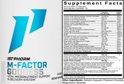 Label for M-Factor Goddess