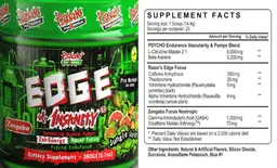 Label for Edge of Insanity Jungle Juice