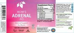 Label for Mom's Adrenal Aid