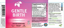 Label for Gentle Birth