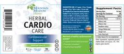 Label for Herbal CardioCare