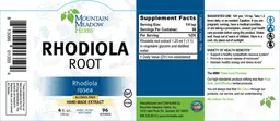Label for Rhodiola Root