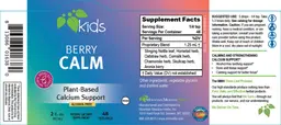 Label for Berry Calm
