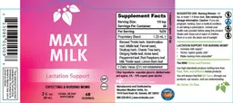 Label for Maxi Milk