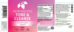Label for Reproductive Tone & Cleanse