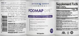Label for Fodmap DPE