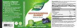 Label for Ashwagandha Gummy Berry Flavored