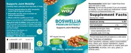 Label for Boswellia 307 mg