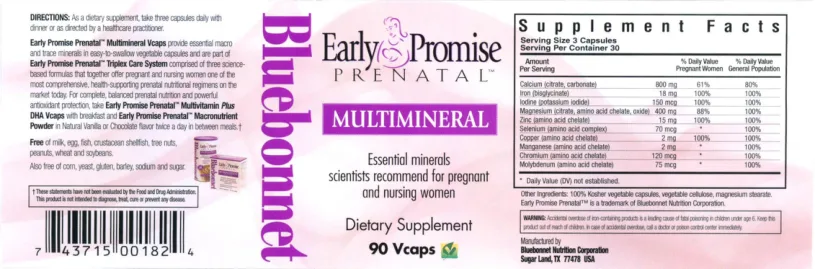 Label for Multimineral