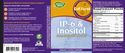 Label for Cell Forté IP-6 & Inositol Citrus Flavored Drink Mix