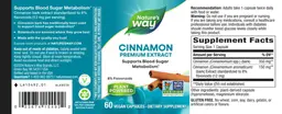 Label for Cinnamon Premium Extract