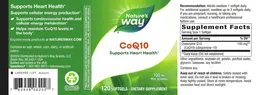 Label for CoQ10 100 mg