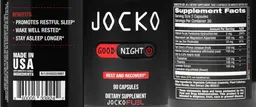 Label for Jocko Good Night