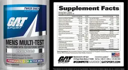 Label for Mens Multi+Test