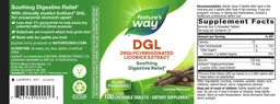 Label for DGL Licorice Flavored