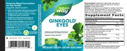 Label for Ginkgold Eyes 60 mg