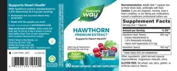Label for Hawthorn 300 mg