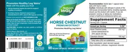 Label for Horse Chestnut 250 mg