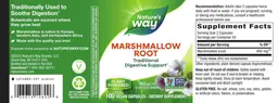 Label for Marshmallow Root 960 mg