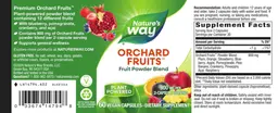 Label for Orchard Fruits