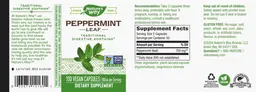 Label for Peppermint Leaf 700 mg