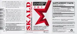 Label for SKALD Oxydynamic Fat Scorcher