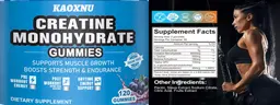 Label for Creatine Monohydrate Gummies