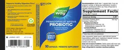 Label for Primadophilus Bifidus Once Daily