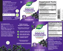Label for Sambucus Immune Lozenges
