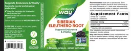 Label for Siberian Eleuthero Root 1,275 mg
