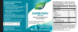 Label for Super Fisol Fish Oil